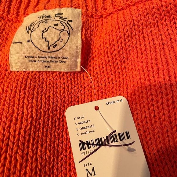 NWT Free People we the free  Sweater size M and size L - Picture 3 of 7